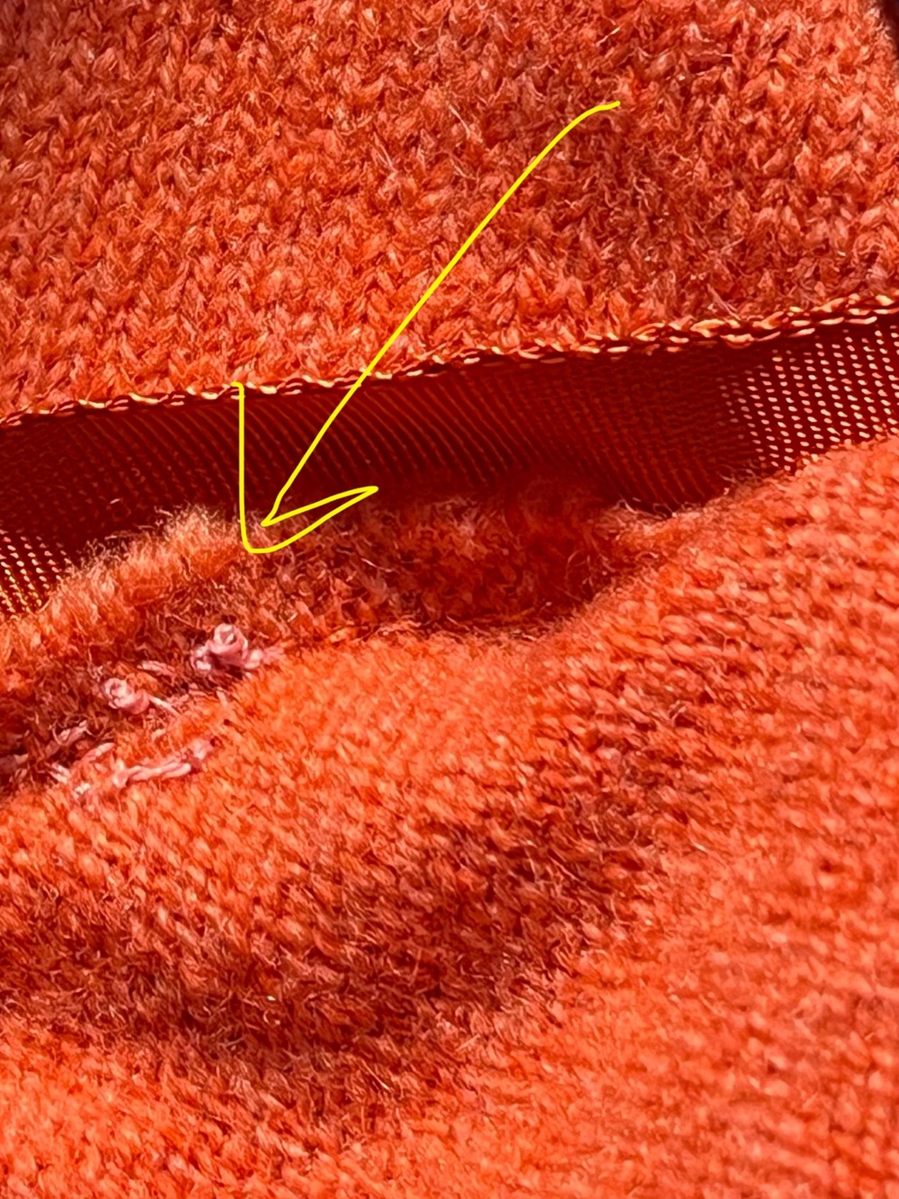 Scotch House 100% Wool Cardigan in Coral - Picture 10 of 10